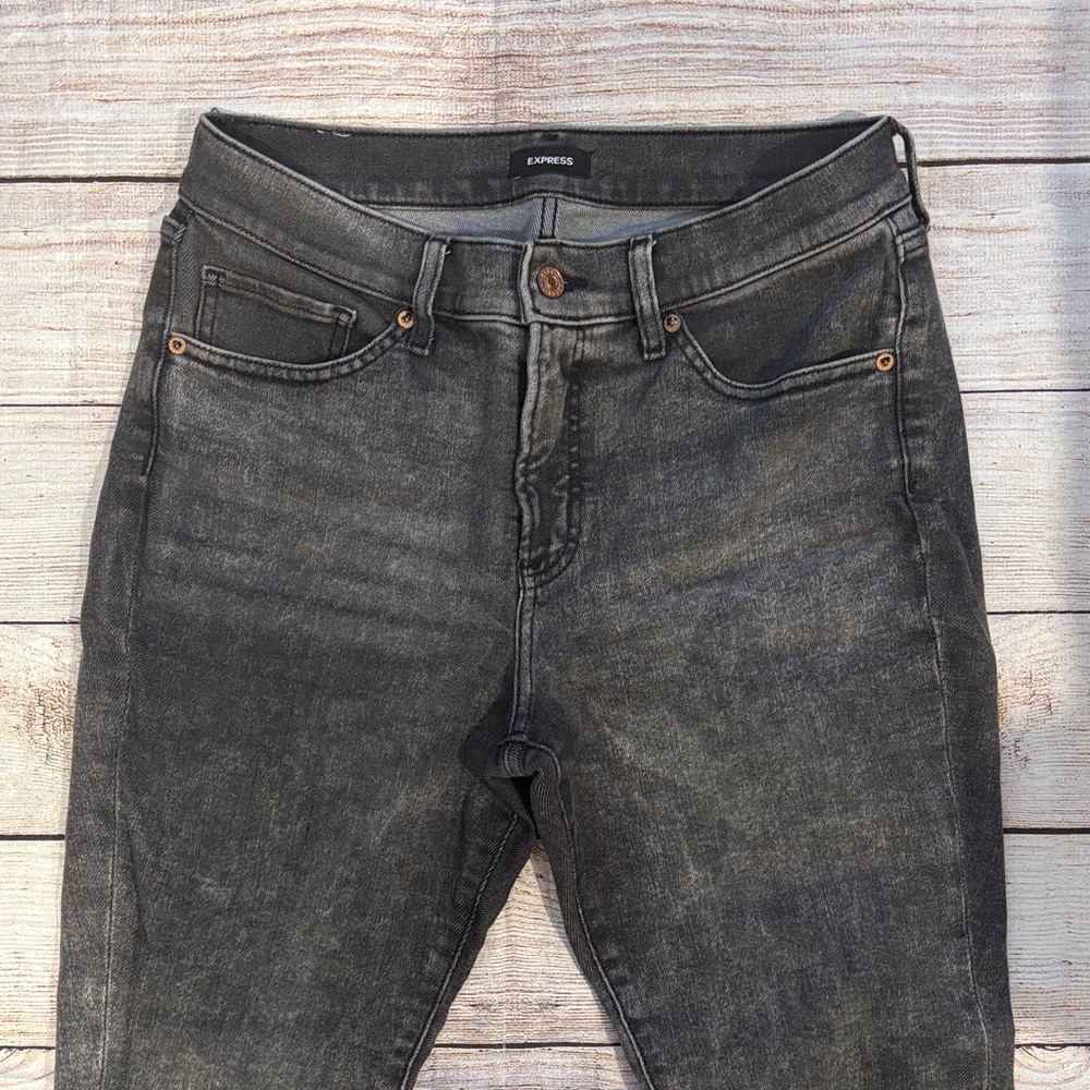 Express Charcoal Denim Jeans